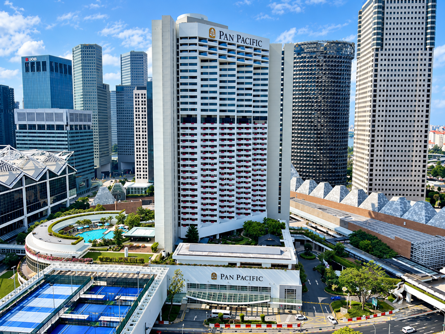 Pan Pacific hotel exterior
